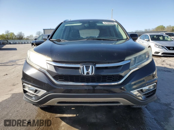 2015 Honda CR-V EX-L with VIN 2HKRM3H77FH547955, listed as a Copart auction lot 51948295 with 88,696 mi miles and Salvage Title. Bid and sale history available at carsss.com. Image 5.