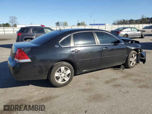 2006 Chevrolet Impala LS with VIN 2G1WB58K269333301, listed as a Copart auction lot 49415345 with Not Provided miles and Salvage Title. Bid and sale history available at DreamBid. Image 3.