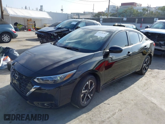 2024 Nissan Sentra SV with VIN 3N1AB8CVXRY256902, listed as a IAAI auction lot 42326382 with 12,796 mi miles and . Bid and sale history available at DreamBid. Image 2.