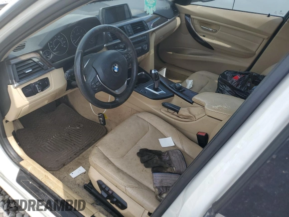 2015 BMW 3 Series 328d with VIN WBA3D3C54FK157793, listed as a Copart auction lot 60105595 with Not provided miles and Clean title. Bid and sale history available at DreamBid. Image 8.