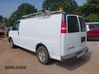 2007 Chevrolet Express Cargo with VIN 1GCFG15X671161636, listed as a IAAI auction lot 42462136 with 157,486 mi miles and . Bid and sale history available at DreamBid. Image 3.