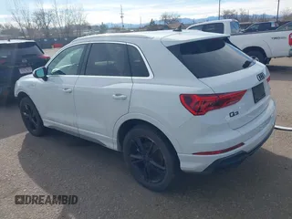 2020 Audi Q3 S line Premium with VIN WA1DECF35L1073234, listed as a IAAI auction lot 41807959 with 35,138 mi miles. Bid and sale history available at carsss.com. Image 3.