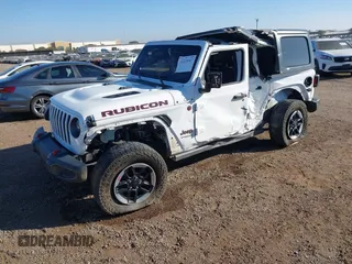 2019 Jeep Wrangler Unlimited Rubicon with VIN 1C4HJXFN7KW505383, listed as a IAAI auction lot 41220907 with 53,578 mi miles and . Bid and sale history available at DreamBid. Image 2.