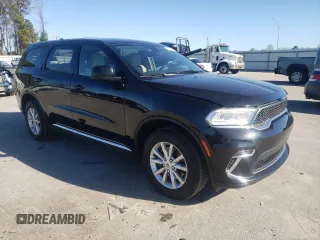 2021 Dodge Durango SXT Plus with VIN 1C4RDJAG8MC598730, listed as a Copart auction lot 87396654 with 82,437 mi miles and Non repairable. Bid and sale history available at DreamBid. Image 4.