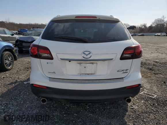 2014 Mazda CX-9 Grand Touring with VIN JM3TB3DVXE0444239, listed as a Copart auction lot 48280945 with 108,406 mi miles and Clean Title. Bid and sale history available at DreamBid. Image 6.