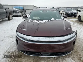 2023 Lucid Air Pure with VIN 50EA1PFA7PA009093, listed as a Copart auction lot 45030945 with 40,349 mi miles and Salvage Title. Bid and sale history available at carsss.com. Image 5.