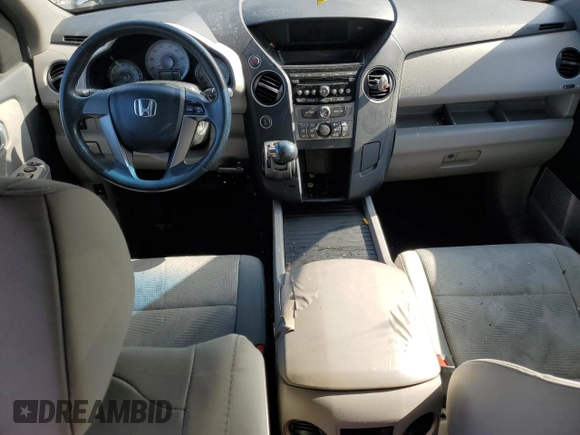 2012 Honda Pilot LX with VIN 5FNYF4H23CB005813, listed as a Copart auction lot 66602484 with Not Provided miles and Salvage Title. Bid and sale history available at carsss.com. Image 8.