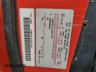 2002 Mercury Cougar z VIN 1ZWHT61L525611047, wystawiony jako Copart lot #75422974 z przebiegiem Nie podano mil oraz Szkody całkowita. Historia ofert i sprzedaży dostępna na DreamBid. Obrazek 13.