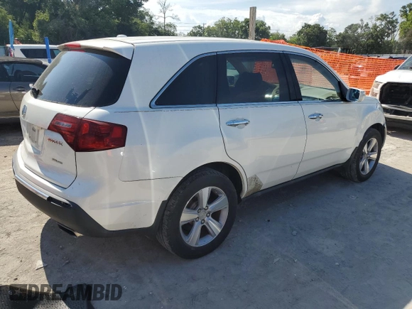2012 Acura MDX with VIN 2HNYD2H21CH516340, listed as a Copart auction lot 61856565 with 179,873 mi miles and Clean title. Bid and sale history available at DreamBid. Image 3.