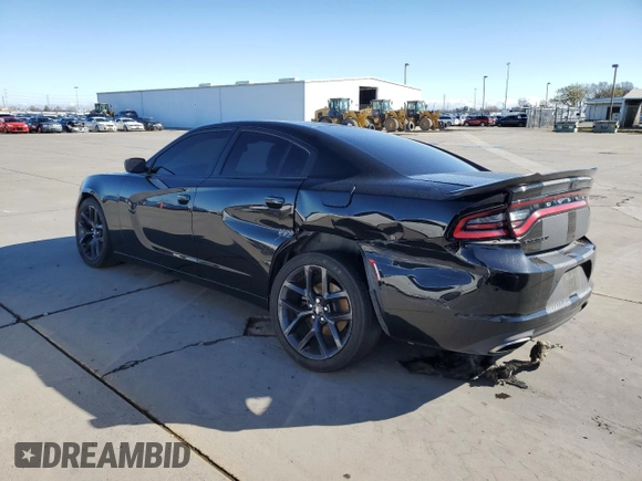 2019 Dodge Charger SXT with VIN 2C3CDXBG1KH553523, listed as a Copart auction lot 46865175 with 112,507 mi miles and Salvage Title. Bid and sale history available at carsss.com. Image 2.