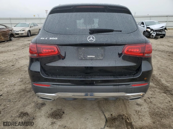 2022 Mercedes-Benz GLC with VIN W1N0G8DB7NG078692, listed as a Copart auction lot 47853945 with 29,708 mi miles and Salvage Title. Bid and sale history available at carsss.com. Image 6.
