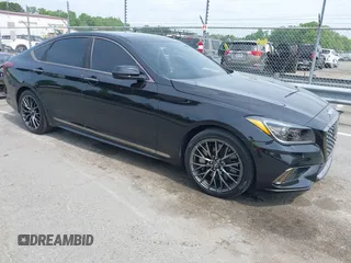 2018 Genesis G80 Sport with VIN KMHGN4JB5JU241632, listed as a IAAI auction lot 42093142 with 102,090 mi miles and . Bid and sale history available at DreamBid. Image 1.