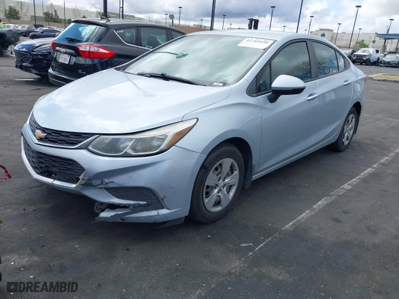 2017 Chevrolet Cruze LS with VIN 3G1BC5SM6HS534808, listed as a IAAI auction lot 41769938 with 135,077 mi miles. Bid and sale history available at carsss.com. Image 18.