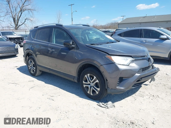 2016 Toyota RAV4 LE with VIN 2T3BFREV6GW482446, listed as a IAAI auction lot 41879439 with 144,693 mi miles. Bid and sale history available at carsss.com. Image 1.