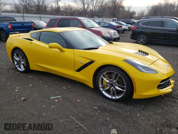 2015 Chevrolet Corvette Z51 2LT with VIN 1G1YJ2D70F5102583, listed as a Copart auction lot 72058602 with 13,818 mi miles. Bid and sale history available at carsss.com. Image 4.