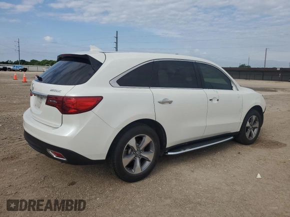 2015 Acura MDX with VIN 5FRYD3H27FB012931, listed as a Copart auction lot 55147415 with 64,904 mi miles and Salvage title. Bid and sale history available at DreamBid. Image 3.