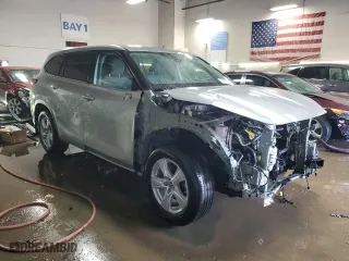 2021 Toyota Highlander L with VIN 5TDBZRBH6MS523435, listed as a Copart auction lot 50786615 with 44,192 mi miles and Salvage Title. Bid and sale history available at carsss.com. Image 4.