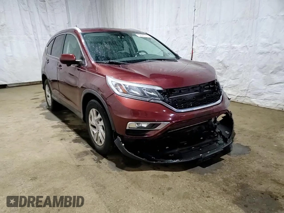 2015 Honda CR-V EX-L with VIN 2HKRM4H78FH675000, listed as a Copart auction lot 52423735 with 128,676 mi miles and Salvage Title. Bid and sale history available at carsss.com. Image 12.