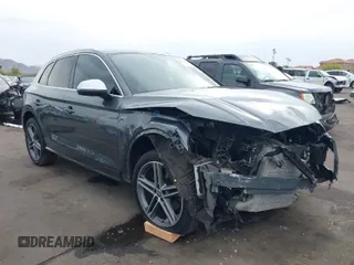 2018 Audi SQ5 Premium Plus with VIN WA1A4AFYXJ2238885, listed as a IAAI auction lot 42024865 with 72,802 mi miles. Bid and sale history available at carsss.com. Image 1.
