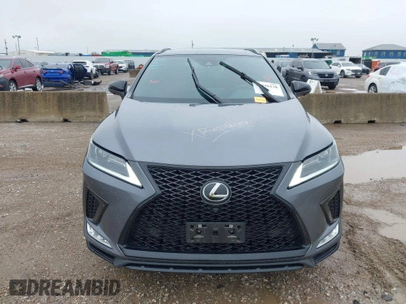 2022 Lexus RX 350 F Sport with VIN 2T2YZMDA8NC339715, listed as a IAAI auction lot 42156138 with 41,640 mi miles and . Bid and sale history available at DreamBid. Image 12.
