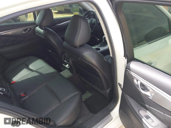 2017 Infiniti Q50 Signature Edition with VIN JN1EV7AP8HM736610, listed as a IAAI auction lot 41611812 with 59,889 mi miles and . Bid and sale history available at DreamBid. Image 8.
