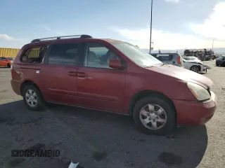 2008 Kia Sedona LX with VIN KNDMB233086248352, listed as a Copart auction lot 53099775 with 225,708 mi miles and Clean Title. Bid and sale history available at carsss.com. Image 4.