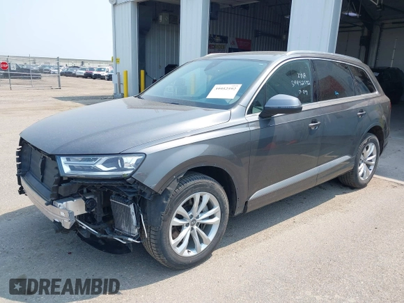 2019 Audi Q7 Premium with VIN WA1AAAF73KD031616, listed as a IAAI auction lot 39952592 with 60,839 mi miles and . Bid and sale history available at DreamBid. Image 17.
