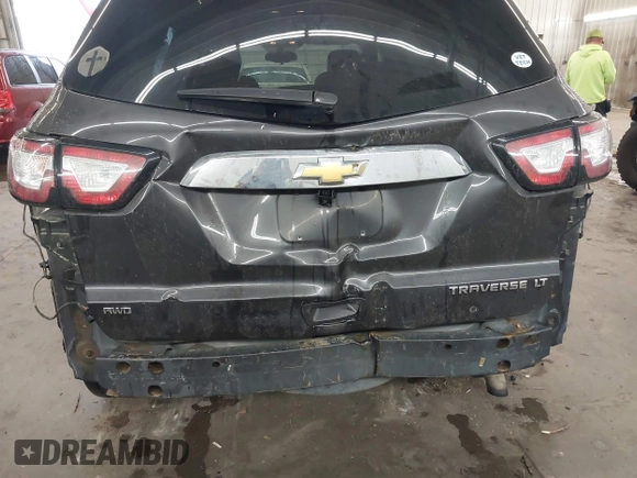 2015 Chevrolet Traverse LT with VIN 1GNKVGKD5FJ296064, listed as a IAAI auction lot 42581755 with 162,297 mi miles and . Bid and sale history available at DreamBid. Image 6.