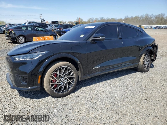 2023 Ford Mustang Mach-E GT with VIN 3FMTK4SXXPMA54255, listed as a Copart auction lot 53497145 with 8,924 mi miles and Salvage title. Bid and sale history available at DreamBid. Image 1.