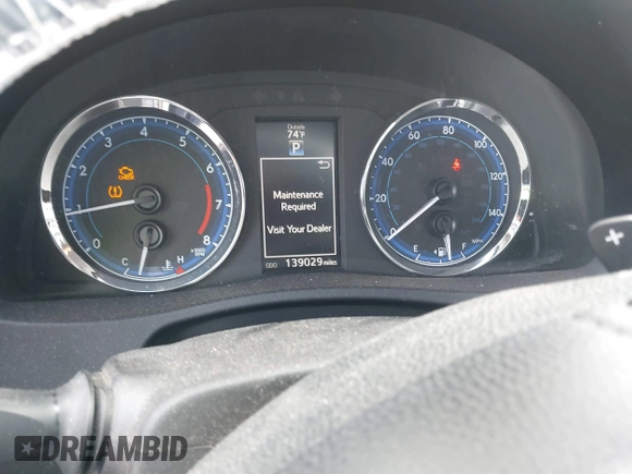 2019 Toyota Corolla L with VIN 2T1BURHE1KC130475, listed as a IAAI auction lot 42126037 with 139,029 mi miles and . Bid and sale history available at DreamBid. Image 7.