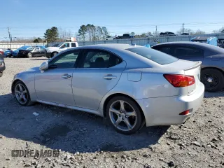 2007 Lexus IS with VIN JTHBK262372045115, listed as a Copart auction lot 46284455 with 166,463 mi miles and Clean Title. Bid and sale history available at carsss.com. Image 2.