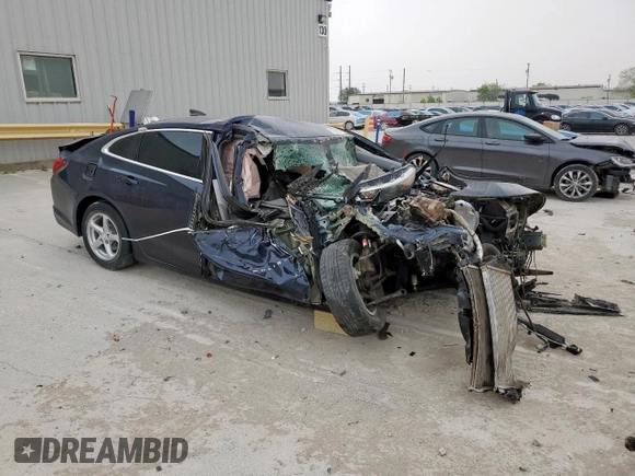 2016 Chevrolet Malibu LS with VIN 1G1ZB5ST9GF175711, listed as a Copart auction lot 51229635 with Not Provided miles and Salvage Title. Bid and sale history available at carsss.com. Image 4.