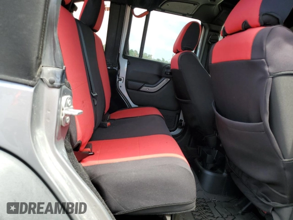 2016 Jeep Wrangler Unlimited Sport with VIN 1C4BJWDG8GL346676, listed as a Copart auction lot 57972665 with 57,515 mi miles and Salvage title. Bid and sale history available at DreamBid. Image 10.