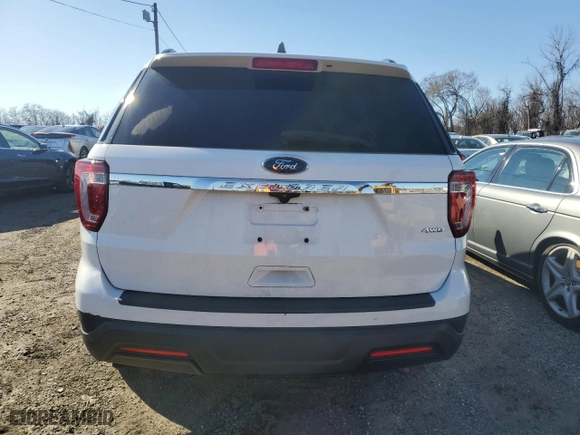 2018 Ford Explorer with VIN 1FM5K8B80JGC01967, listed as a Copart auction lot 44758715 with 0 mi miles and Salvage Title. Bid and sale history available at carsss.com. Image 6.