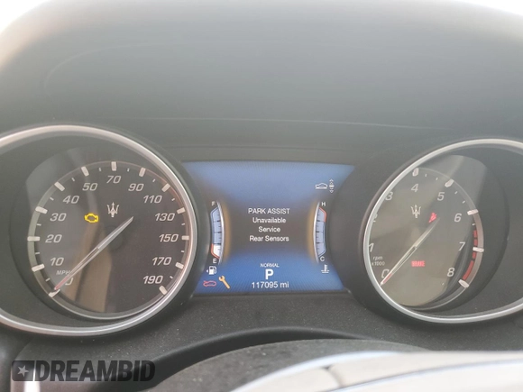 2019 Maserati Levante GranLusso with VIN ZN661XUL7KX318713, listed as a Copart auction lot 57269795 with 117,095 mi miles and Clean title. Bid and sale history available at DreamBid. Image 9.