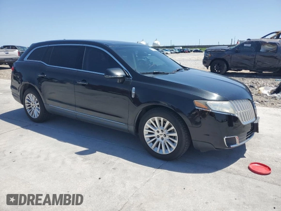 2011 Lincoln MKT with VIN 2LMHJ5AR6BBJ52456, listed as a Copart auction lot 52128585 with 42,172 mi miles and Salvage Title. Bid and sale history available at DreamBid. Image 4.