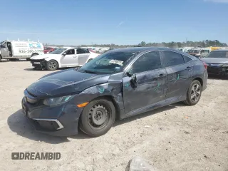 2020 Honda Civic Sedan LX with VIN 2HGFC2F63LH573744, listed as a Copart auction lot 47246025 with 199,081 mi miles and Salvage Title. Bid and sale history available at carsss.com. Image 1.