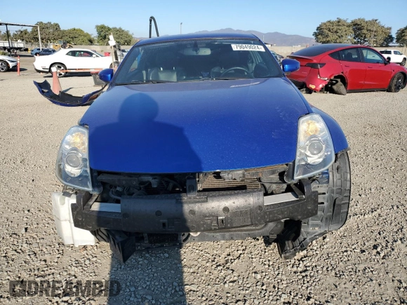 2007 Nissan 350Z with VIN JN1BZ34D07M504633, listed as a Copart auction lot 79049024 with 135,364 mi miles and Salvage Title. Bid and sale history available at DreamBid. Image 5.