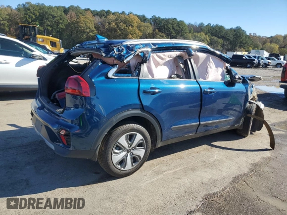 2022 Kia Niro LXS with VIN KNDCB3LC1N5499271, listed as a Copart auction lot 83802244 with 98,159 mi miles and Salvage Title. Bid and sale history available at carsss.com. Image 3.