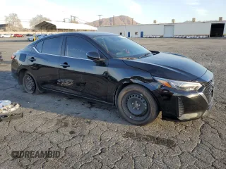 2024 Nissan Sentra S with VIN 3N1AB8BV3RY247332, listed as a Copart auction lot 43324105 with 20,941 mi miles and Salvage Title. Bid and sale history available at carsss.com. Image 4.