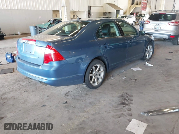 2010 Ford Fusion SEL with VIN 3FAHP0JA1AR394475, listed as a IAAI auction lot 41871860 with 0 mi miles. Bid and sale history available at carsss.com. Image 4.