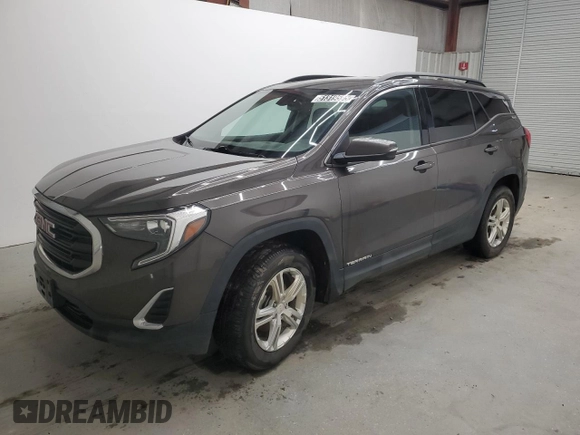 2019 GMC Terrain SLE with VIN 3GKALTEV8KL398182, listed as a Copart auction lot 51319595 with 84,744 mi miles and Clean Title. Bid and sale history available at carsss.com. Image 1.