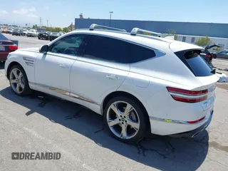 2023 Genesis GV80 with VIN KMUHBDSB8PU102875, listed as a IAAI auction lot 42370874 with 30,318 mi miles and . Bid and sale history available at DreamBid. Image 3.