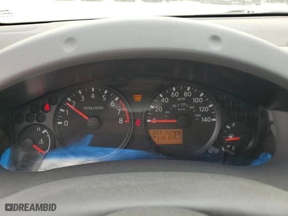 2007 Nissan Frontier XE with VIN 1N6BD06T07C406283, listed as a Copart auction lot 51474535 with 203,192 mi miles and Salvage Title. Bid and sale history available at carsss.com. Image 9.