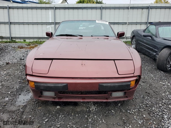 1985 Porsche 944 with VIN WP0AA0943FN455900, listed as a Copart auction lot 73194514 with NaN miles and Clean Title. Bid and sale history available at carsss.com. Image 5.