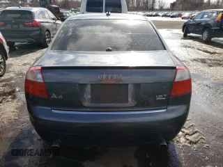 2005 Audi A4 1.8T SE with VIN WAULC68E95A106470, listed as a Copart auction lot 45320325 with 132,985 mi miles and Salvage Title. Bid and sale history available at carsss.com. Image 6.