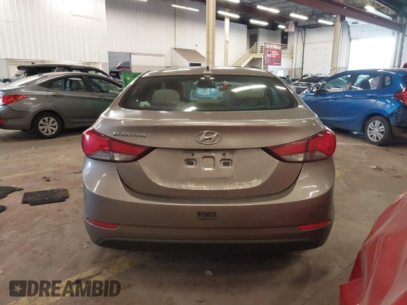 2015 Hyundai Elantra SE with VIN 5NPDH4AE9FH609336, listed as a IAAI auction lot 41831737 with 177,089 mi miles and . Bid and sale history available at DreamBid. Image 16.