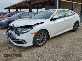 2019 Honda Civic EX-L z VIN 19XFC1F70KE008542, wystawiony jako Copart lot #87681755 z przebiegiem 83 215 mil mil oraz Szkoda całkowita • Salvage title. Historia ofert i sprzedaży dostępna na DreamBid. Obrazek 1.