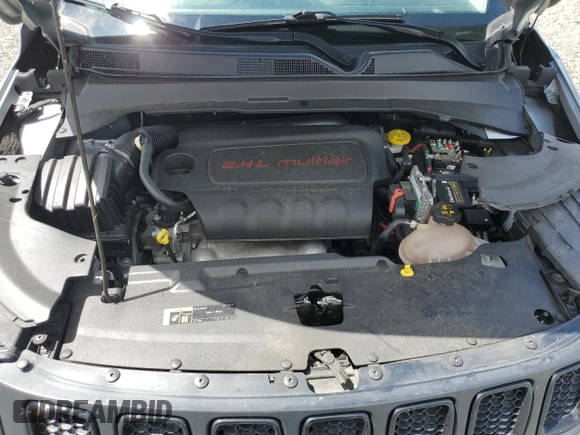 2021 Jeep Compass Altitude with VIN 3C4NJDBB3MT586386, listed as a Copart auction lot 58869495 with Not provided miles and Salvage title. Bid and sale history available at DreamBid. Image 12.