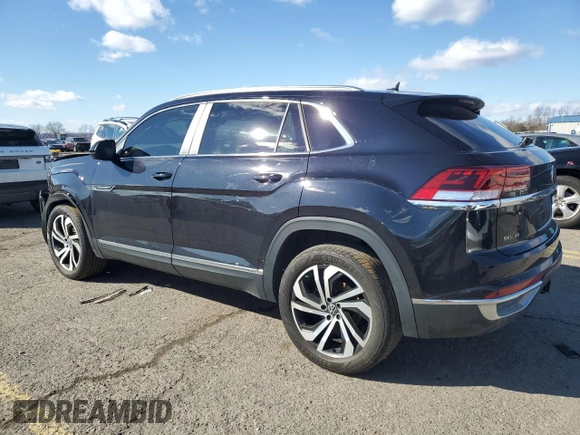 2023 Volkswagen Atlas SEL with VIN 1V2BE2CA8PC219239, listed as a Copart auction lot 45022555 with 22,770 mi miles and Salvage title. Bid and sale history available at DreamBid. Image 2.
